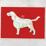 Personalised Map With English Springer Spaniel, thumbnail 3 of 3