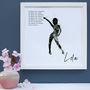 Personalised Watercolour Dance Portrait Framed Print, thumbnail 5 of 6