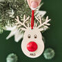 Chocolate Reindeer Decoration Christmas Stocking Filler, thumbnail 2 of 4