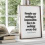 Personalised Text Print Favourite Quote, thumbnail 3 of 6