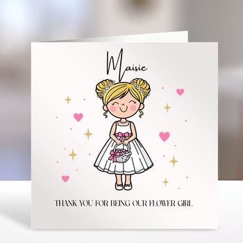 Flower Girl Card, 4 of 6