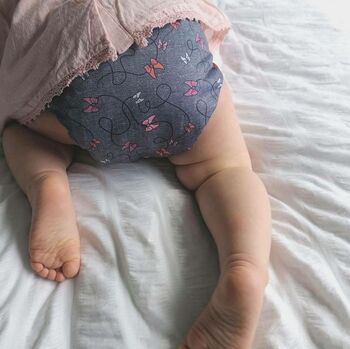 'Flutterby Bows' Modern Cloth Nappy By Pēpi Collection, 2 of 3