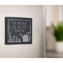Square Slate Magnet 'I'd Rather Be In The Garden' | Home Decor | Fridge Magnet, thumbnail 1 of 2