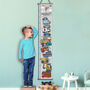Personalised Transport Tower Canvas Height Chart, thumbnail 1 of 7