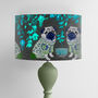 Chinoiserie Pug Lampshade On Charcoal, thumbnail 1 of 5