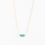Asri Turquoise Stone And Keyhole Limpet Necklace Set, thumbnail 7 of 8