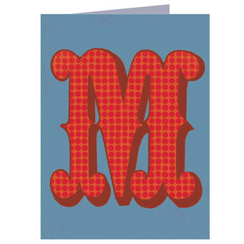 Mini M Alphabet Card, 2 of 5