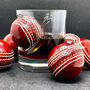 Personalised Cricket Ball Whisky Glass, thumbnail 5 of 5