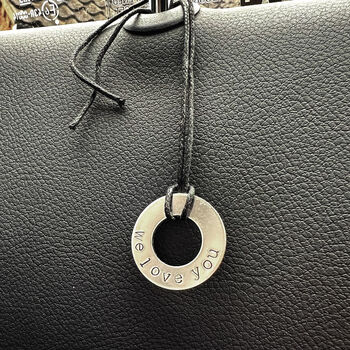 We Love You Car Charm Father's Day Driver Gift, 3 of 7