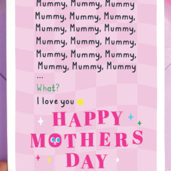 Personalised Mummy Funny Mother's Day Card, 5 of 5