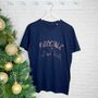 Fairytale Over New York Rose Gold Christmas T Shirt, thumbnail 2 of 3