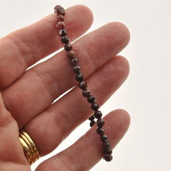 Birthstone Crystal Bracelet Gift January Garnet, 3 of 5