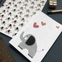 Elephant And Heart Notebook Or Notebook Set, thumbnail 7 of 9