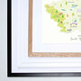 Map Of South Yorkshire Art Print, thumbnail 8 of 8