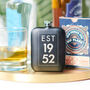 Personalised 70th Birthday Year Hip Flask, thumbnail 1 of 7