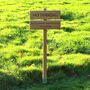 Solid Oak Two Tier One Post Sign, thumbnail 5 of 8