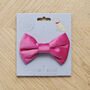 Pink Velvet Dog Bow Tie, thumbnail 3 of 6