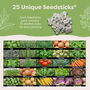 Personalised Grow Your Own Herb And Veg Kit With 25 Varieties, thumbnail 2 of 11