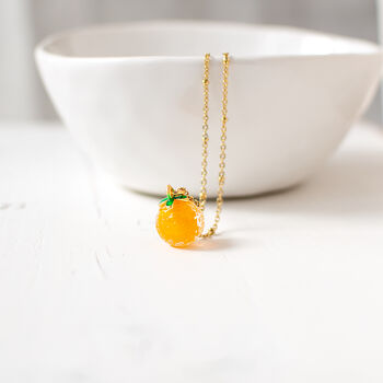 Orange Pendant Necklace, 5 of 7