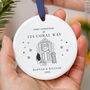Custom First Christmas Ornament Address And Names, thumbnail 1 of 7