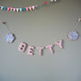 Personalised Clay Flower Name Garland, thumbnail 2 of 9