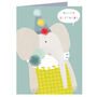 Mini Elephant Birthday Card, thumbnail 2 of 5