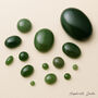 Personalised Sterling Silver Nephrite Jade Locket, thumbnail 4 of 10