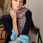 Bold Zebra Stripe Knit Scarf, thumbnail 8 of 10