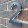 3D Anthracite Grey House Numbers, thumbnail 4 of 11