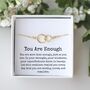 You Are Enough Bracelet, thumbnail 1 of 8