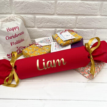 Personalised Handmade Giant Fabric Cracker, 8 of 11