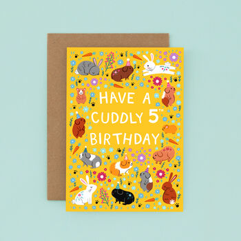 Any Age Pet Birthday Card, Girls Age Birthday Card, 7 of 9