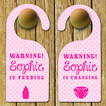 Personalised Baby Door Hanger, 2 of 4