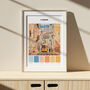 Elevador Da Gloria, Lisbon, Colour Palette Print, thumbnail 1 of 3