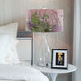 Hedgerow Blush, Pink And Green Floral Lampshade, thumbnail 4 of 9