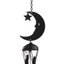 Black Crescent Moon Cutout Windchime, thumbnail 2 of 2