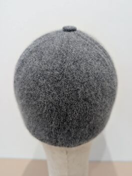 Unisex Pure Cashmere Baseball Cap, 11 of 12