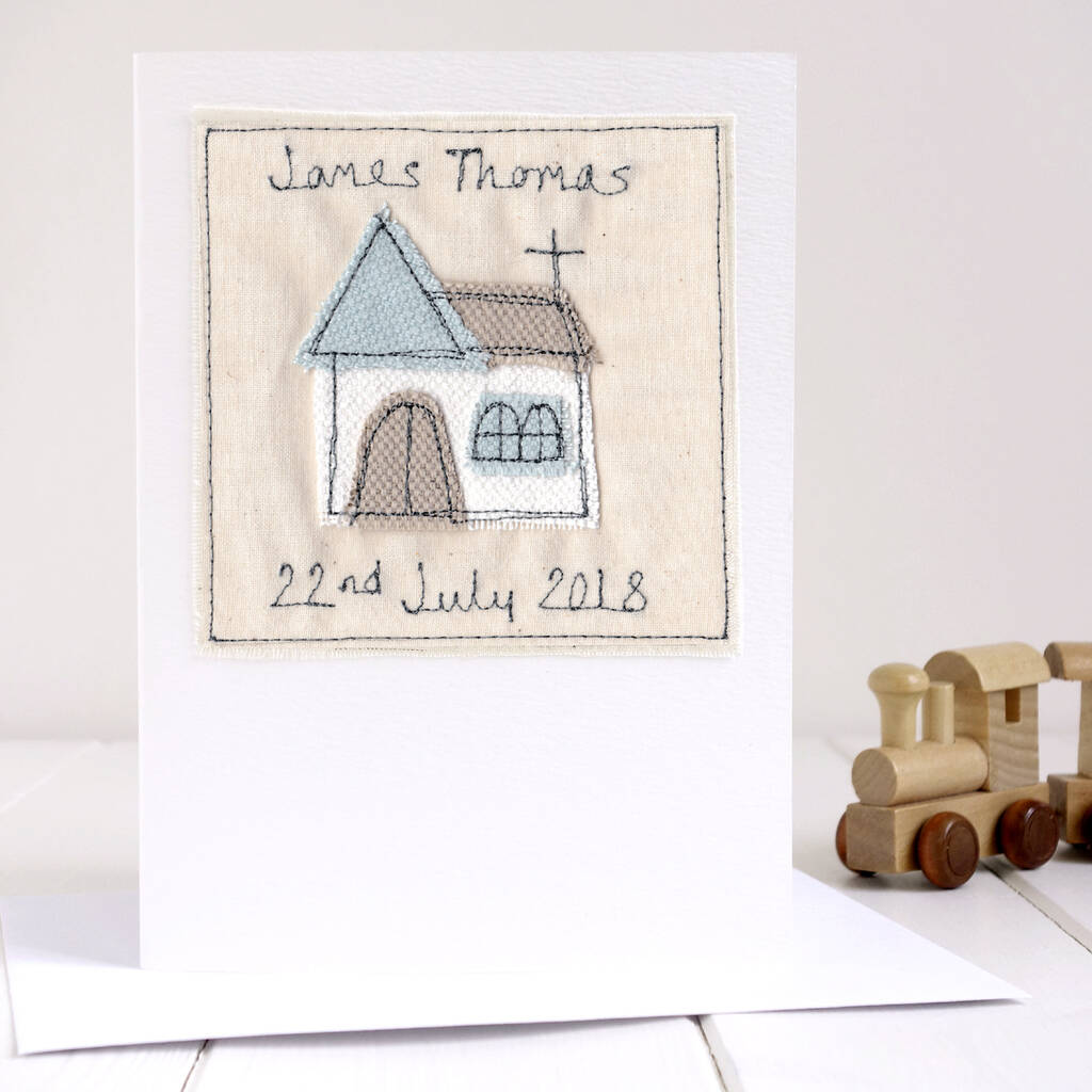 Personalised Boys Christening Card, 1 of 12