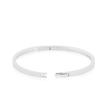 Women's Engraved Bangle With Clasp, 5 of 7