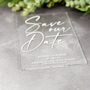 Personalised Printed Wedding Save The Date, thumbnail 6 of 8