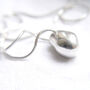 Recycled Silver Pebble Necklace, thumbnail 2 of 4