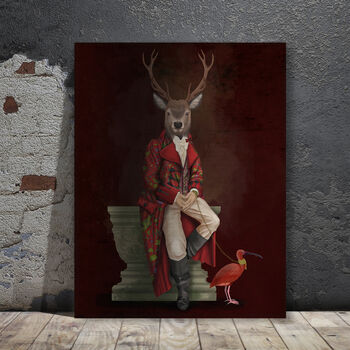 Lord Becket And Ibis Limited Edition Deer Print, 6 of 8