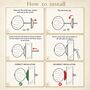 Traditional Ceramic Round Shaped Dresser Knob, thumbnail 2 of 8