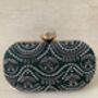 Emerald Handcrafted Oval Clutch Bag, thumbnail 5 of 5