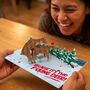 F*Cking Deer! Funny Christmas Card With Cheeky 3D Pop Ups, thumbnail 3 of 9