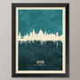 Oxford Skyline Print And Box Canvas, thumbnail 3 of 6
