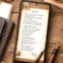 Personalised Love Poem | Digital Download, thumbnail 1 of 4