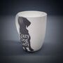 Crazy Dog Lady Bone China Mug Free Personalisation, thumbnail 4 of 4