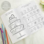 Personalised Pink A4 Wedding Activity And Colouring Book For Kids, thumbnail 4 of 7