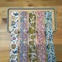 Luxurious 100% Silk Liberty Print Skinny Scarf Floral Patterns, thumbnail 3 of 6